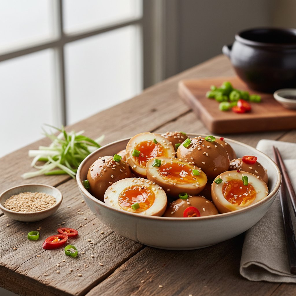 Korean Sweet Soy Sauce Eggs