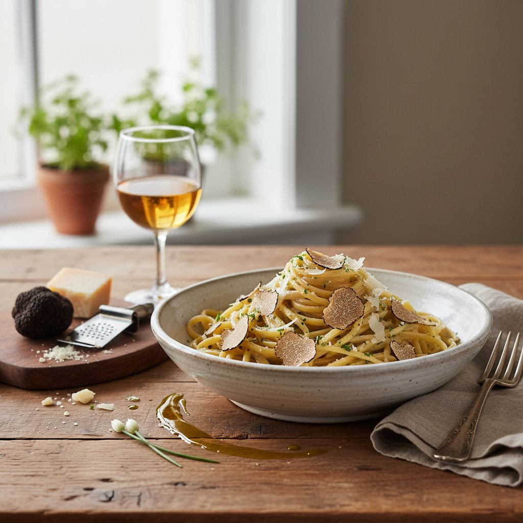 Luxurious Italian Truffle and Parmesan Linguine