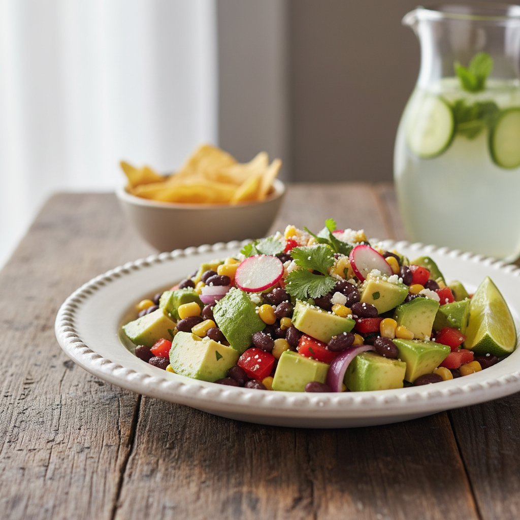 Mexican Avocado and Black Bean Salad