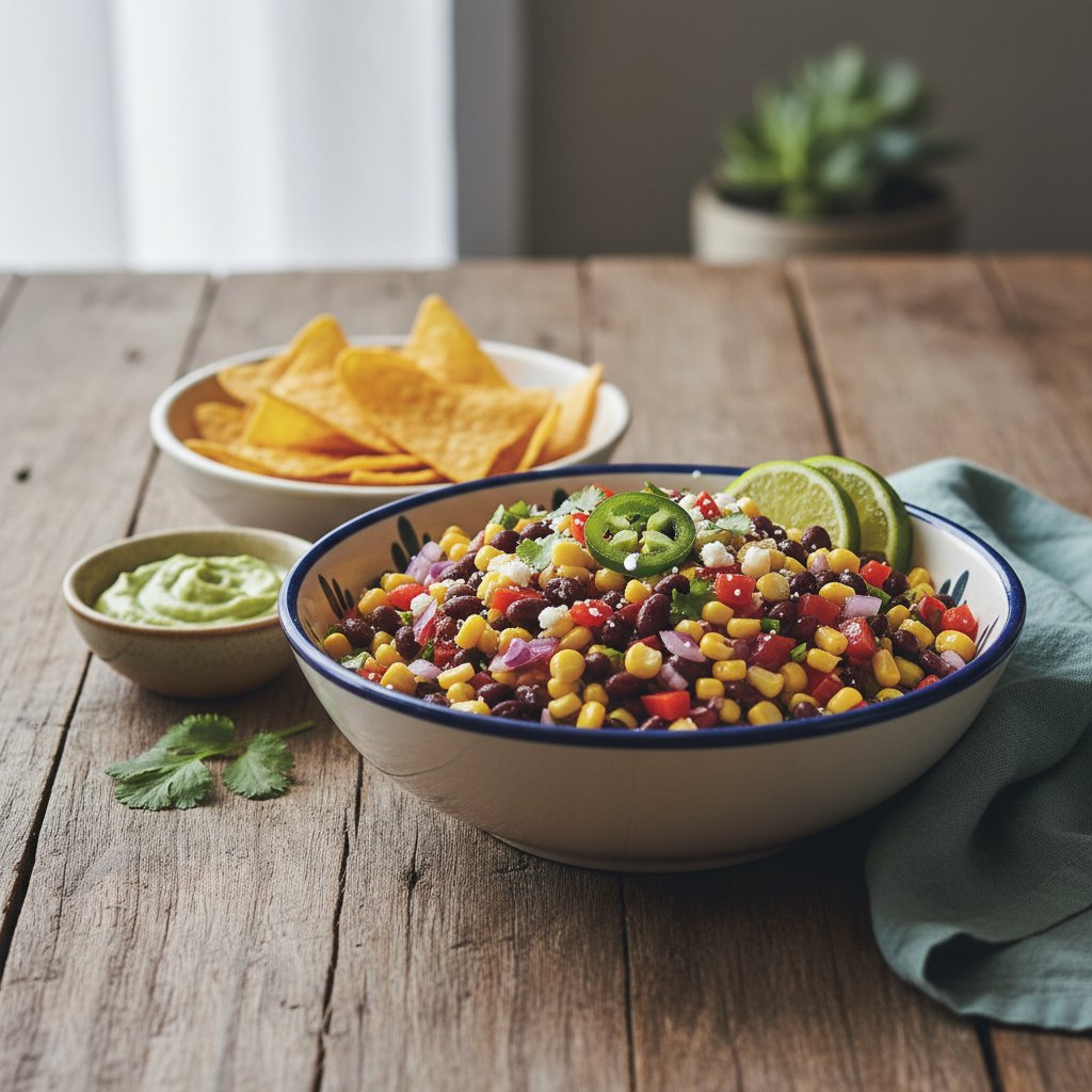 Mexican Black Bean and Corn Salsa