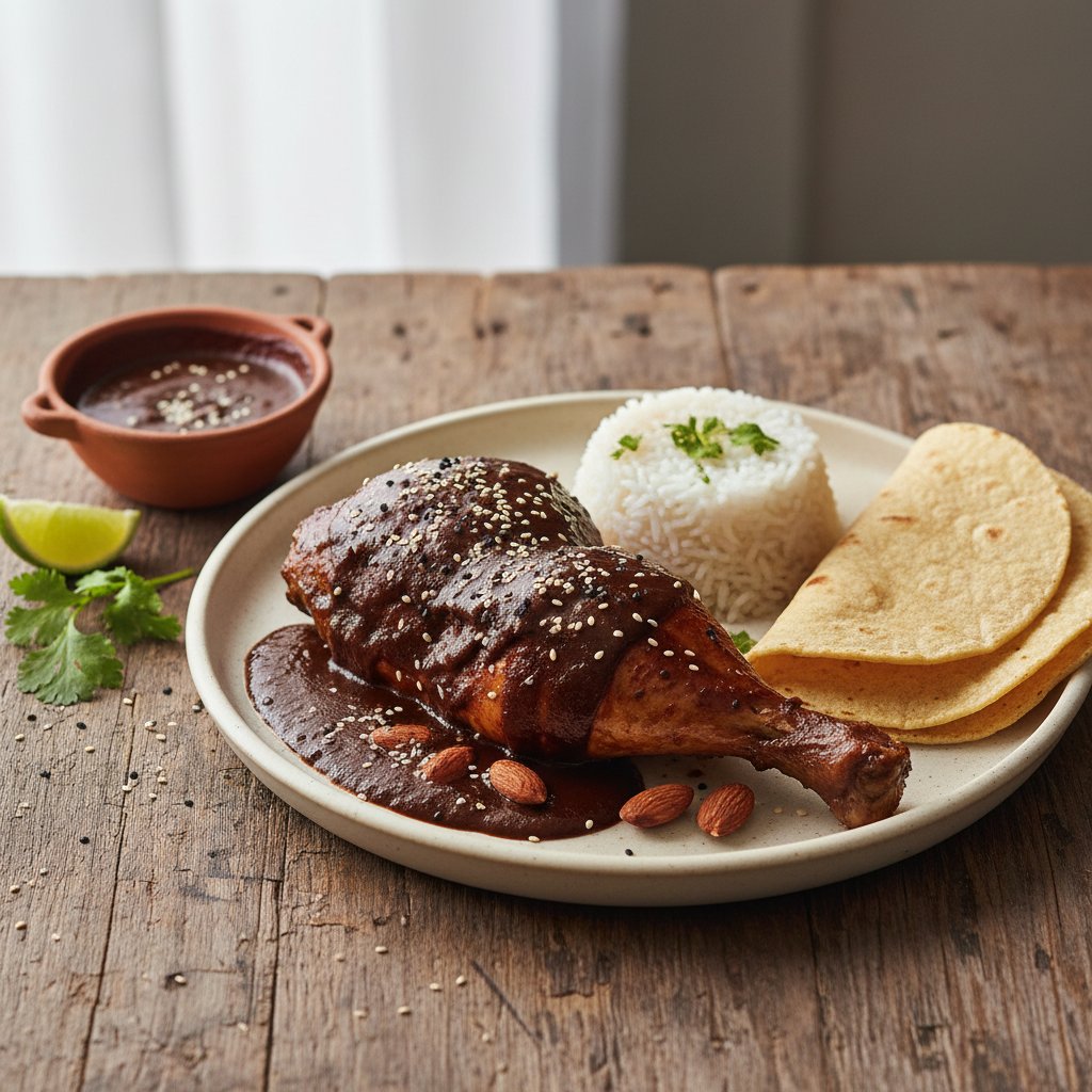 Mexican Chicken Mole with Sesame Seeds