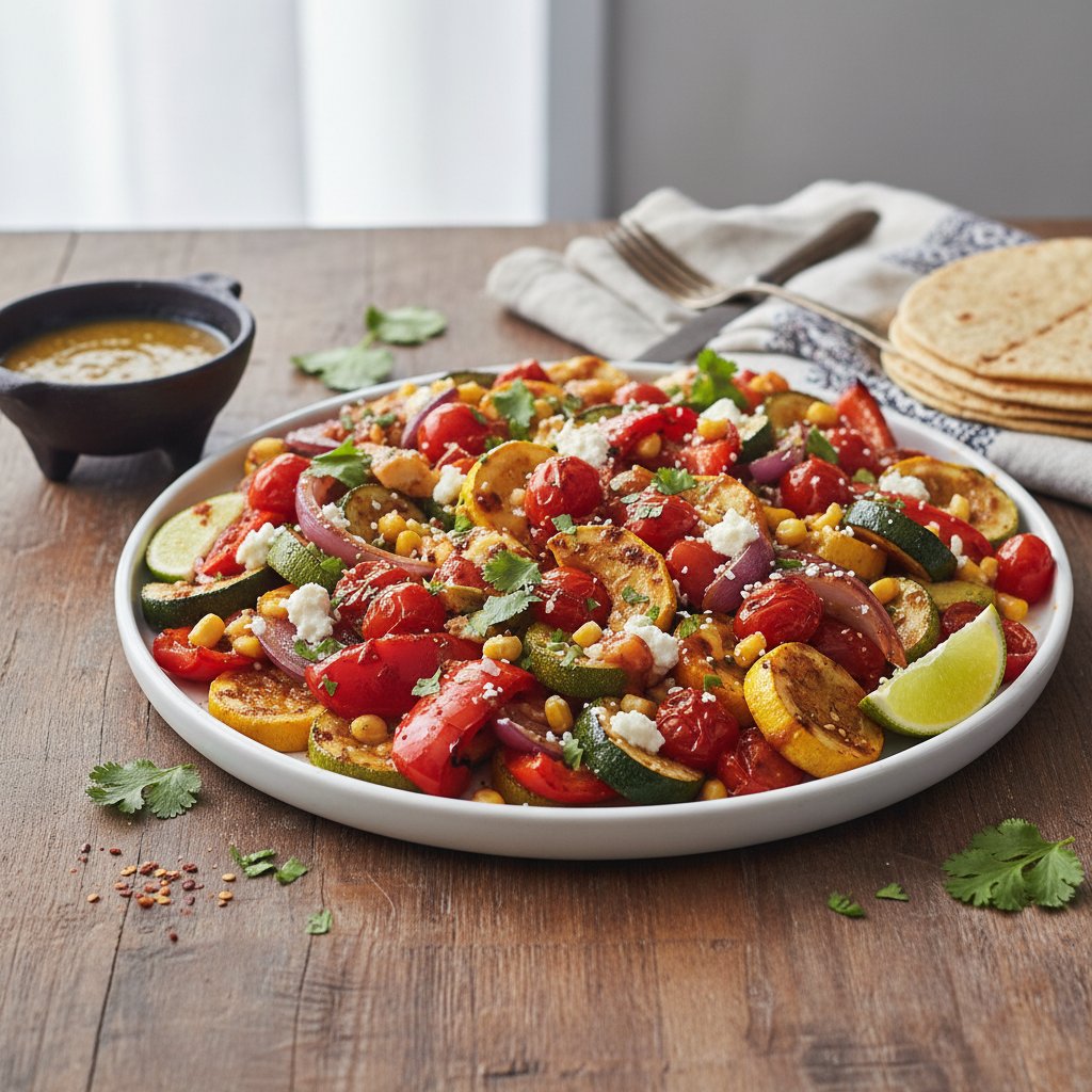 Mexican Chipotle Roasted Vegetables