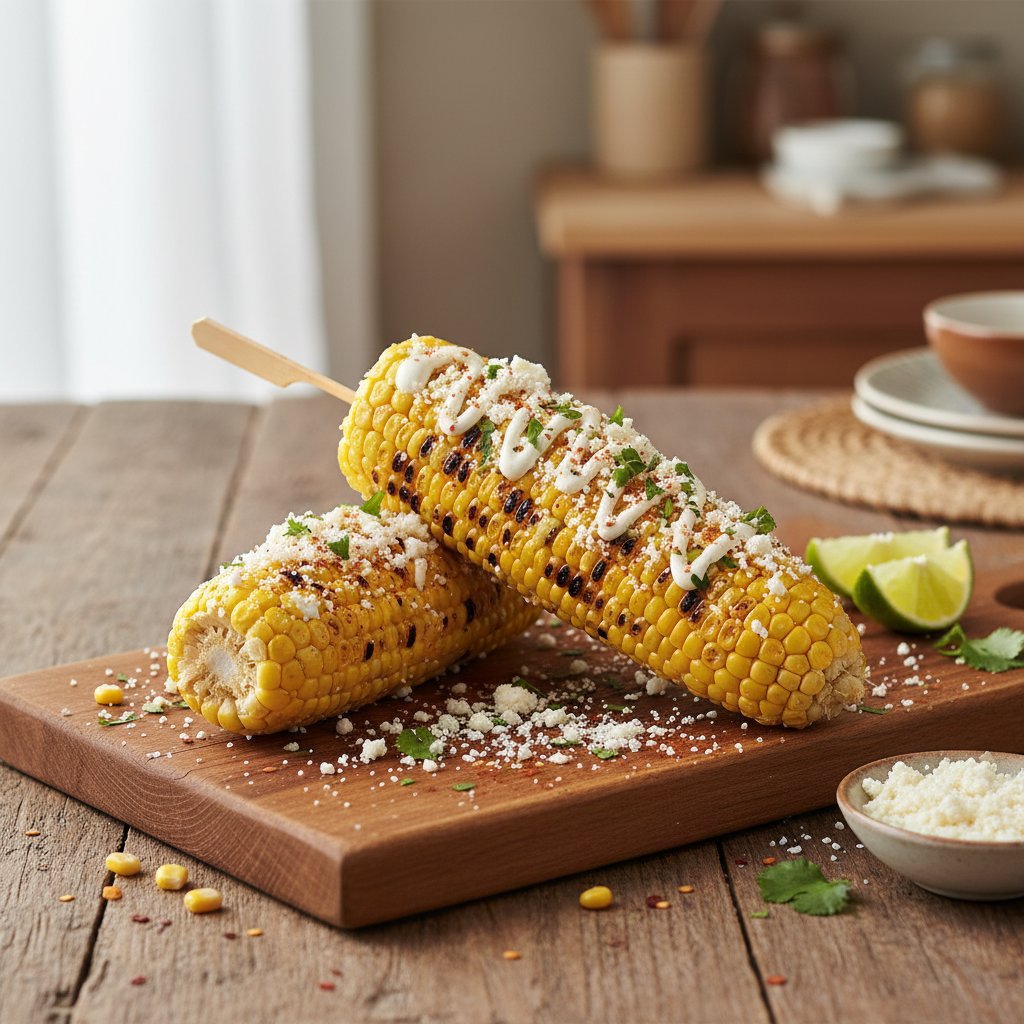 Mexican Elote Grilled Corn