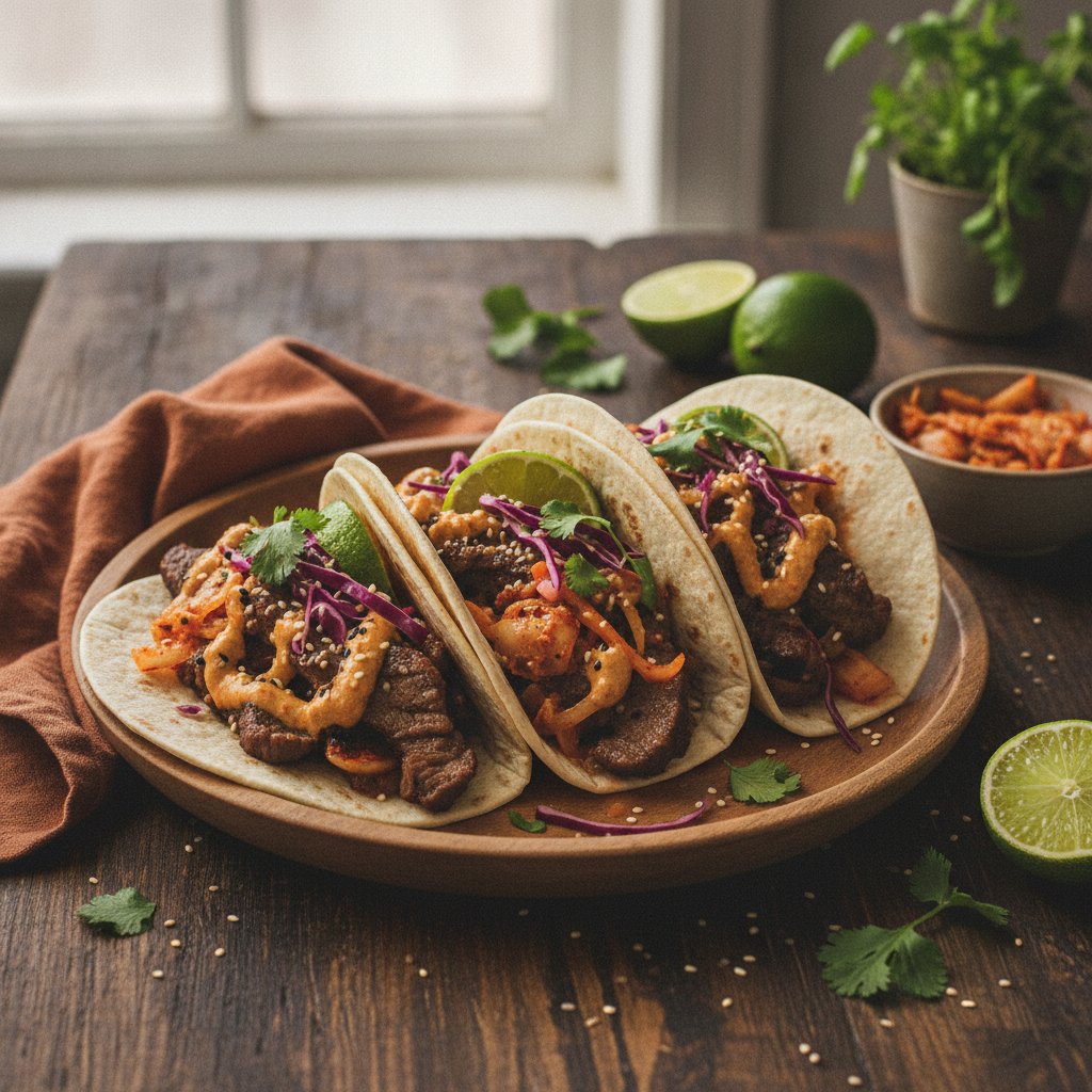 Mouthwatering Street-Style Korean BBQ Tacos