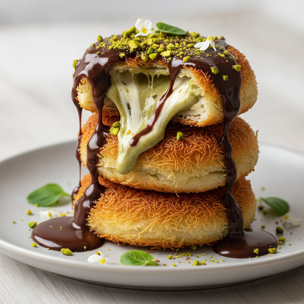 Pistachio Dream Kataifi Chocolate Bombs