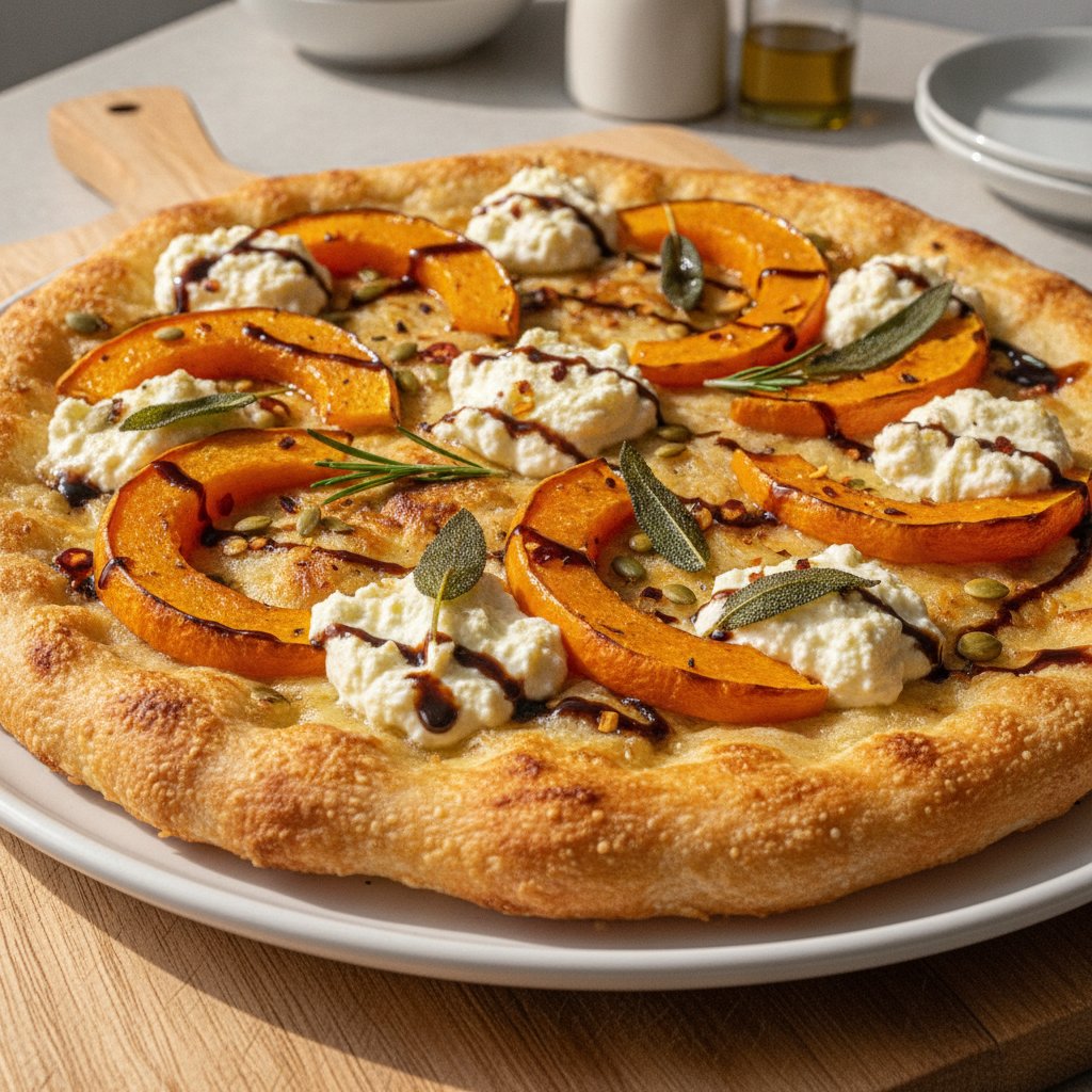 Pumpkin Ricotta Flatbreads