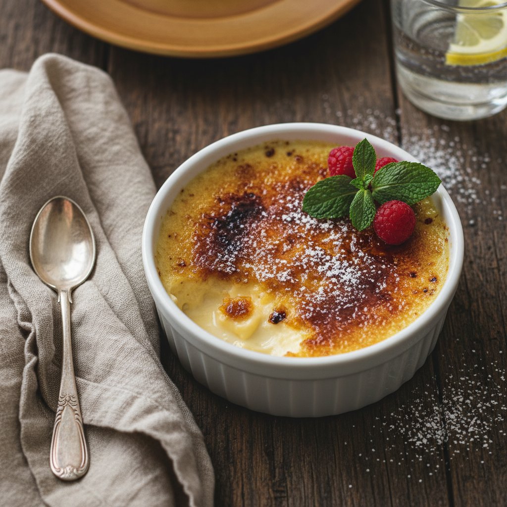 Rich and Creamy French Crème Brûlée