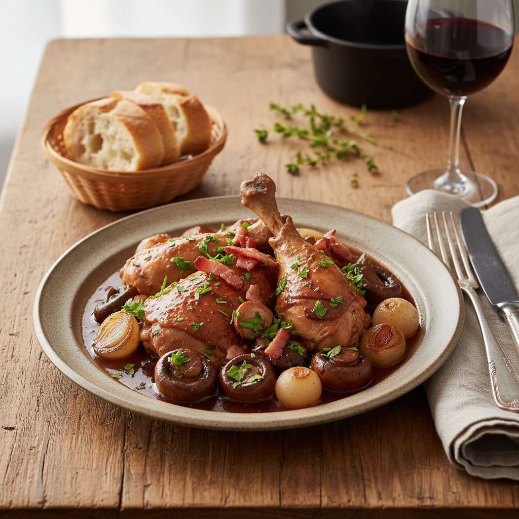 Rich and Velvety French Coq au Vin