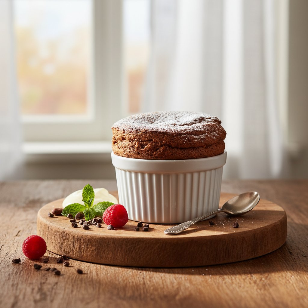 Rich French Chocolate Soufflé