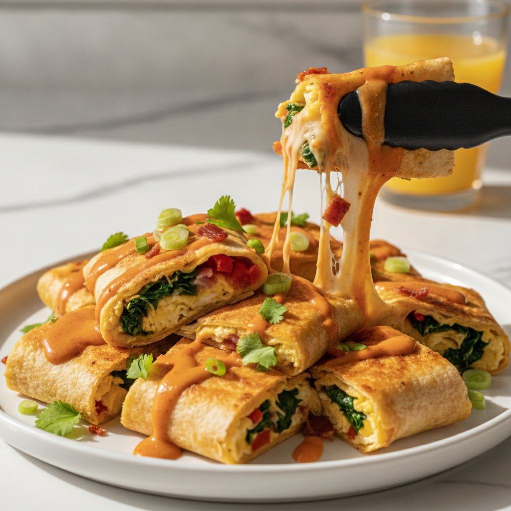 Savory Sunrise Chopped Breakfast Wraps