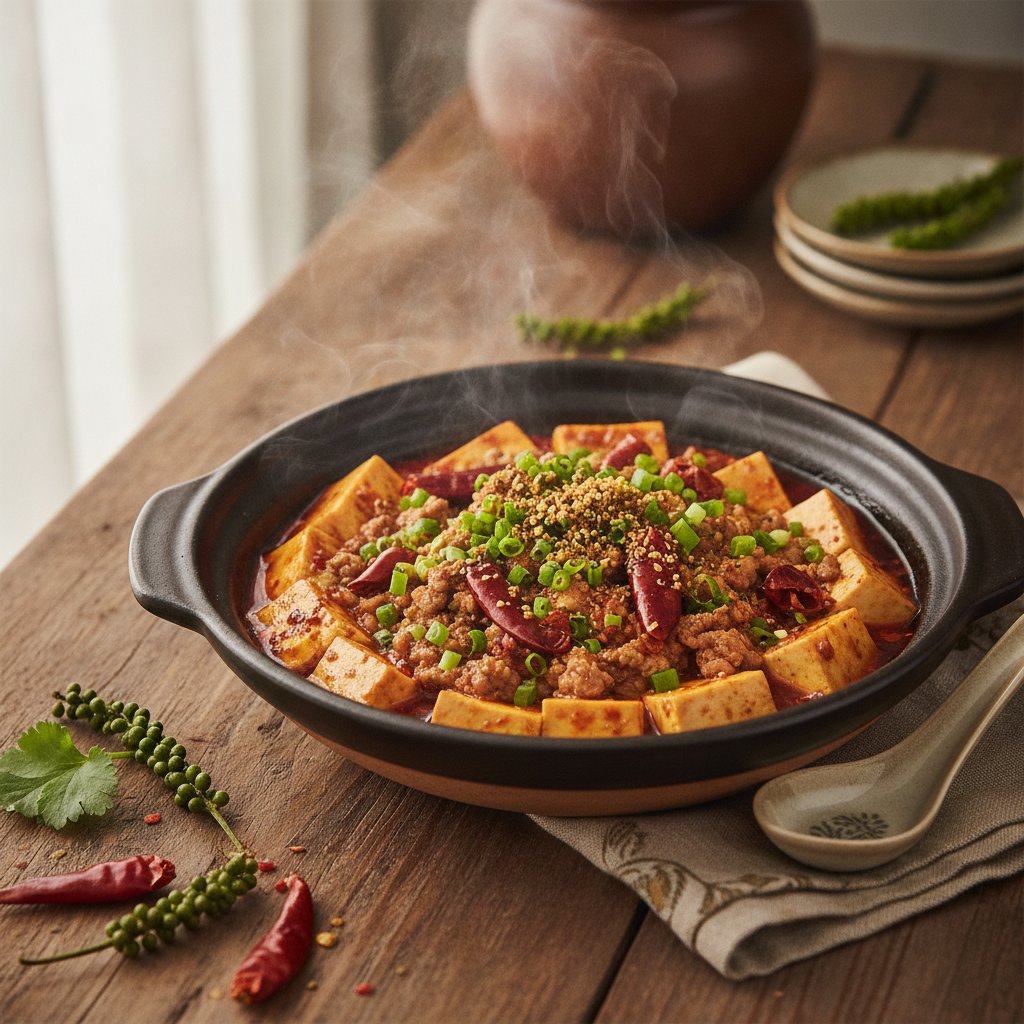 Sichuan Mapo Tofu with Fiery Peppercorn Sauce