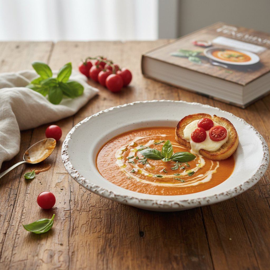 Silky Tomato and Basil Bisque