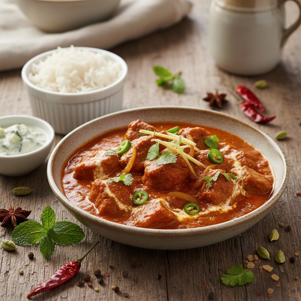 Spicy Indian Vindaloo Pork Curry
