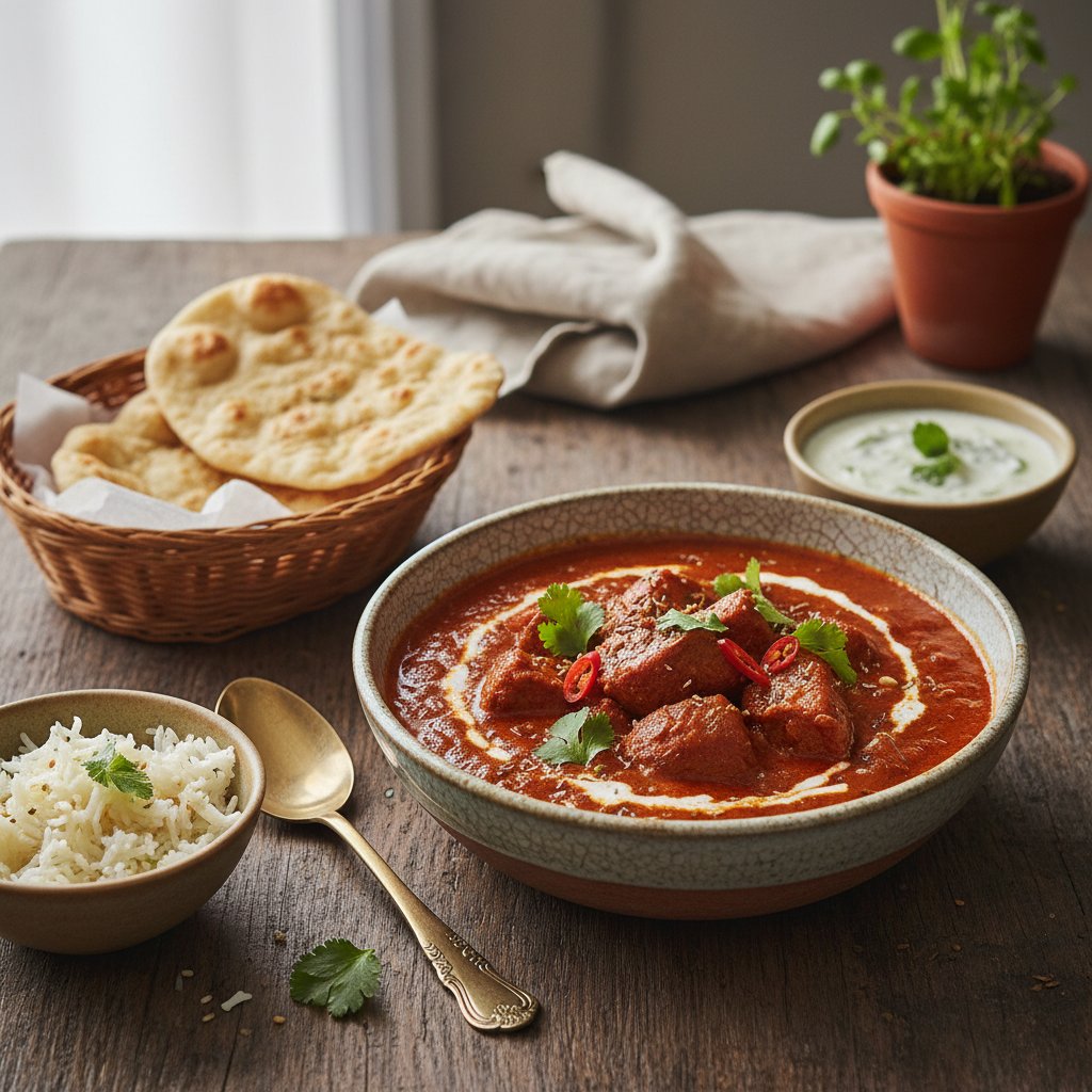 Spicy Indian Vindaloo with Pork