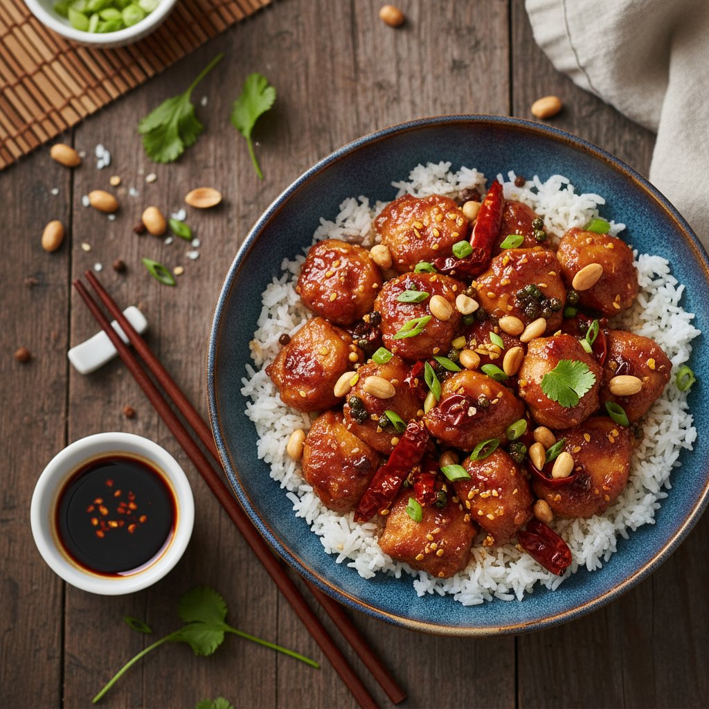 Spicy Sichuan Kung Pao Chicken
