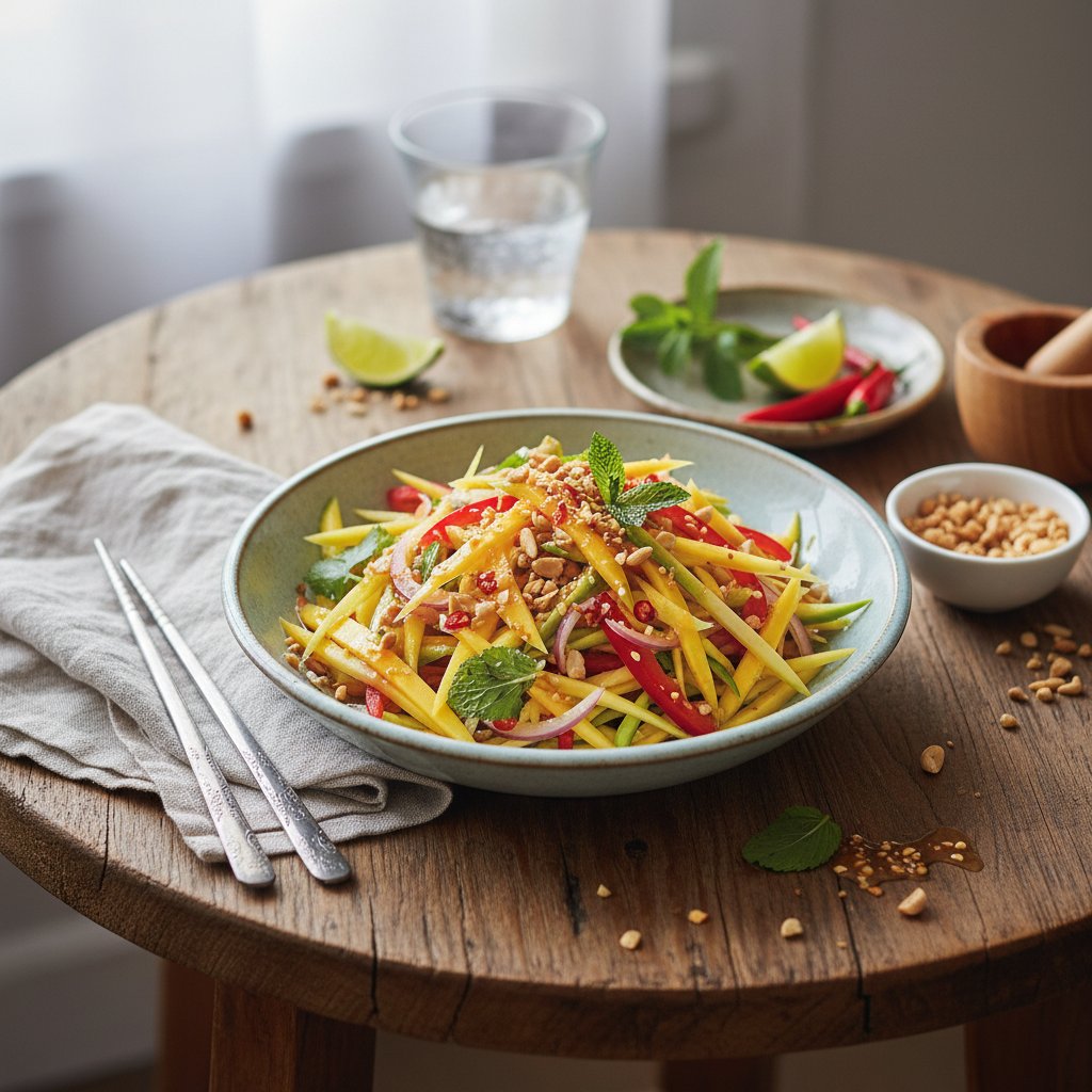 Sweet and Spicy Thai Mango Salad