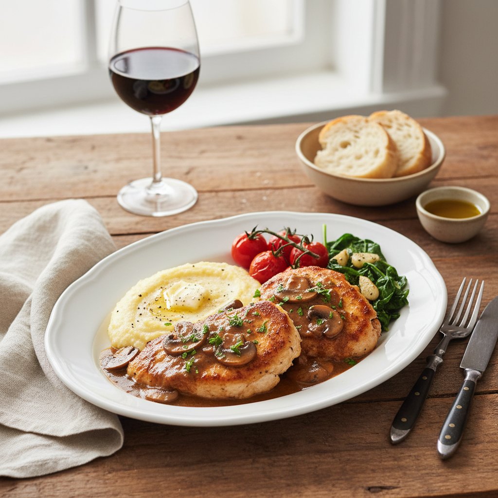 Tender Italian Chicken Marsala