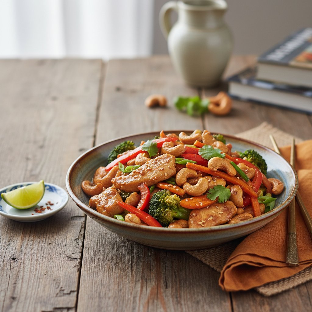 Thai Cashew Chicken with Vegetables