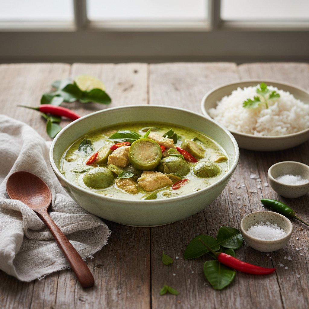 Thai Green Curry with Eggplant