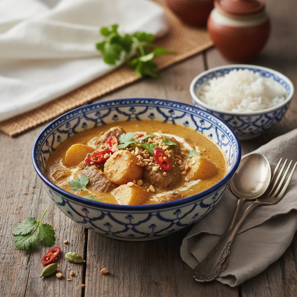 Thai Massaman Curry with Beef and Potatoes