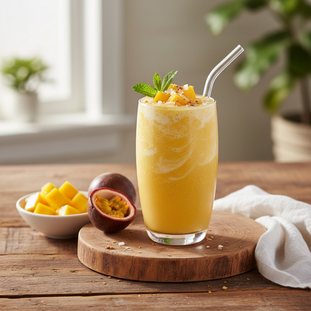 Tropical Mango and Pineapple Smoothie