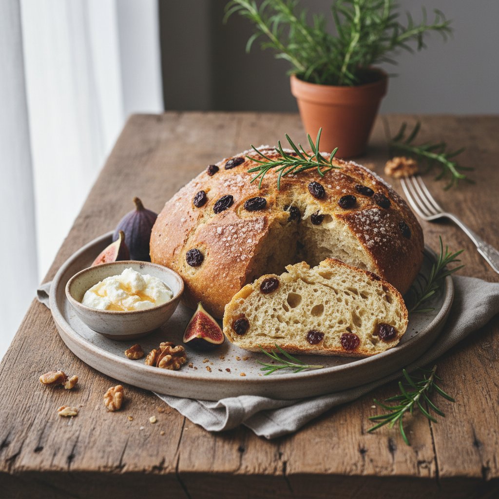 Tuscan Breakfast Bread with Fresh Rosemary
