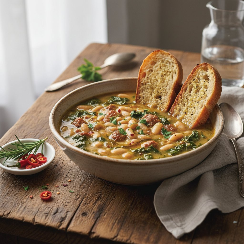 Tuscan White Bean and Kale Soup