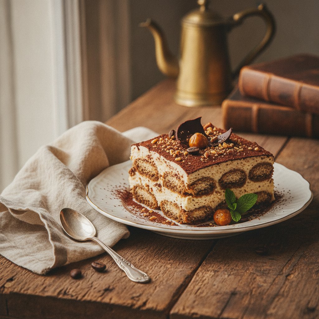 Velvety Chocolate Hazelnut Tiramisu Delight