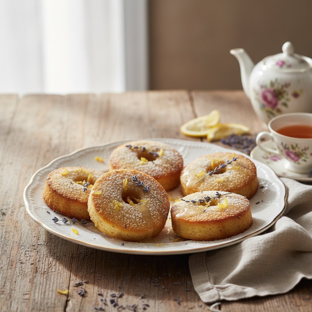 Victorian Lemon Lavender Tea Cakes