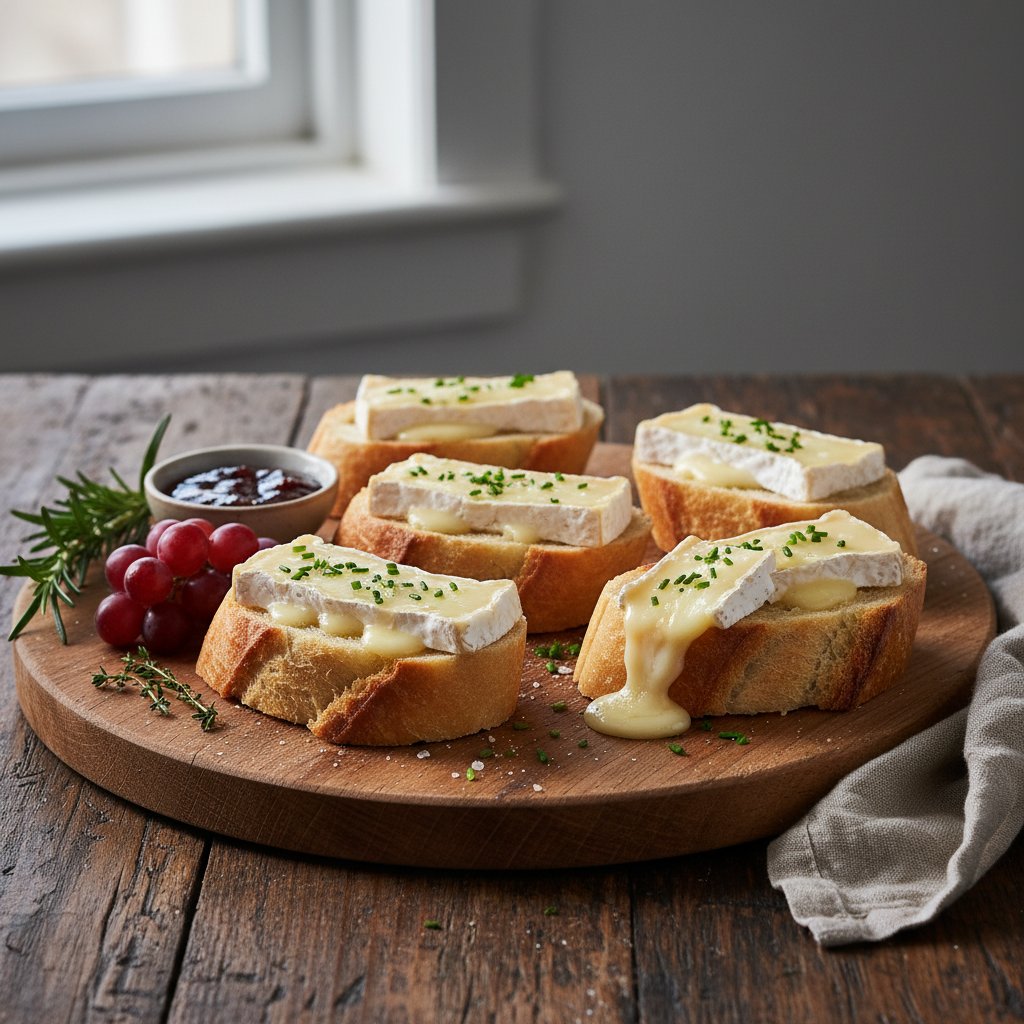 Warm French Baguette with Brie