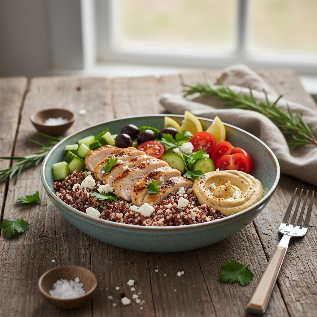 Wholesome Mediterranean Quinoa Bowl