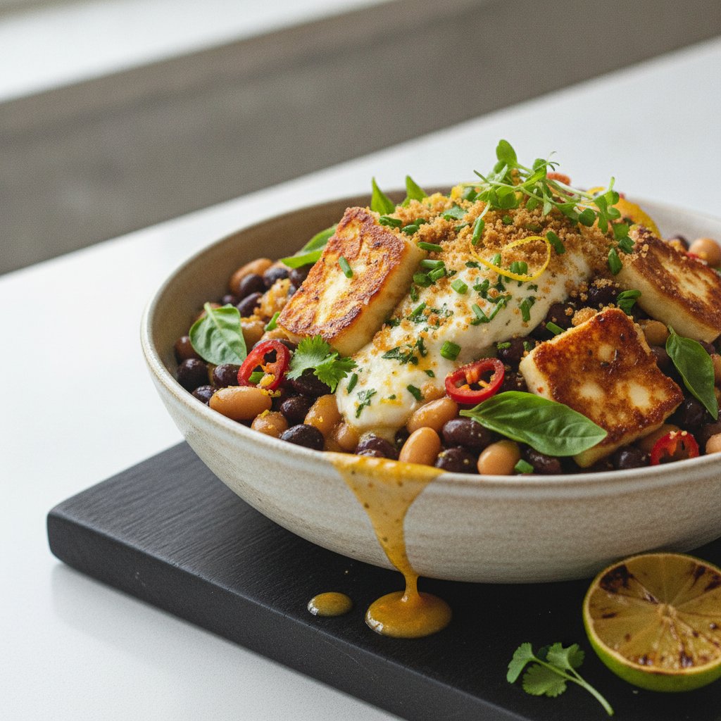 Zesty Citrus and Herb Bean Bowl