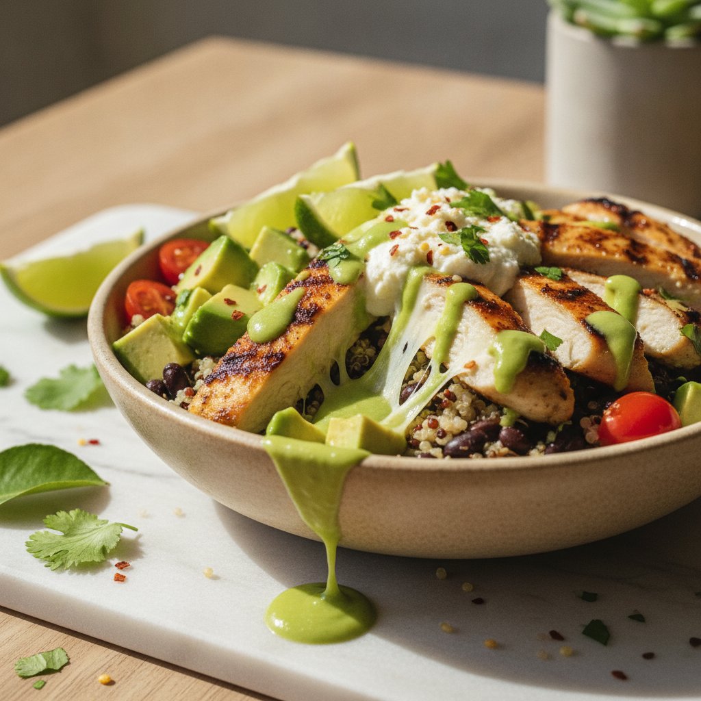 Zesty Lime and Avocado Protein Power Bowl