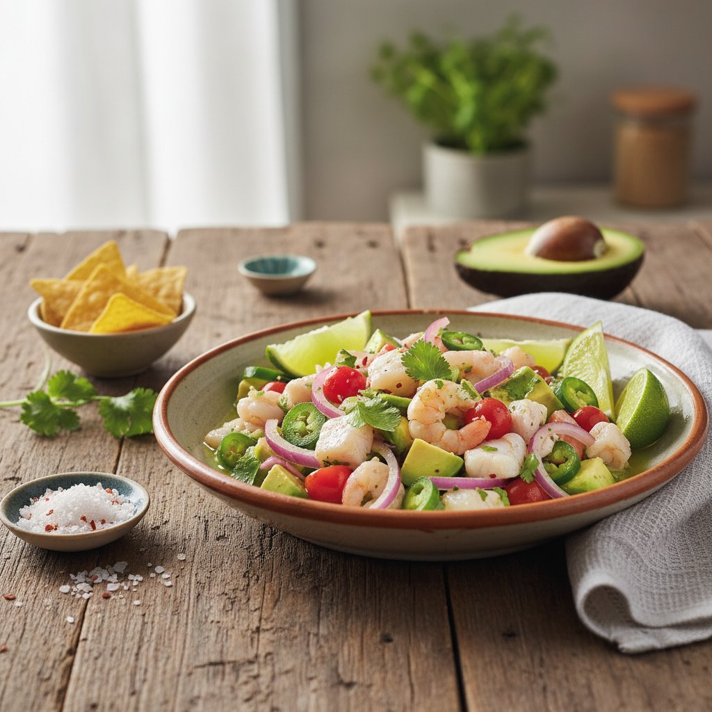 Zesty Mexican Ceviche with Lime