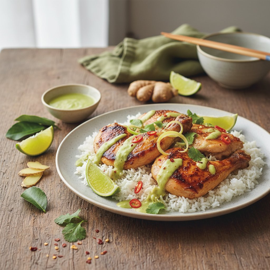 Zesty Thai Ginger and Lime Chicken
